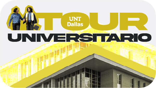 University Tour. UNT DALLAS logo